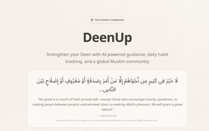 DeenUp screenshot