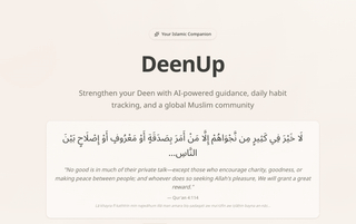 DeenUp screenshot