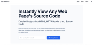 View Page Source screenshot