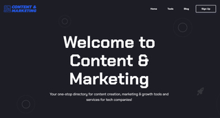 Essential Content & Marketing Tools for Tech Growth screenshot