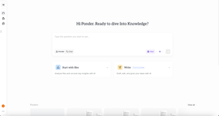 Ponder AI screenshot
