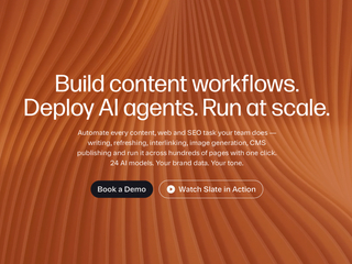 Slate : Automation platform for SEO, Web and Content Teams screenshot