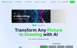 Picture to Drawing screenshot