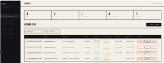 Zenworks License Framework screenshot