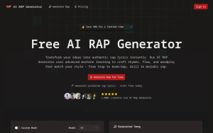 AI Rap Generator screenshot