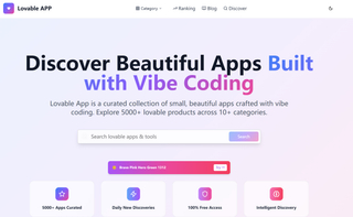 Lovable APP screenshot
