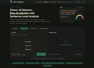 Clever AI Detector screenshot
