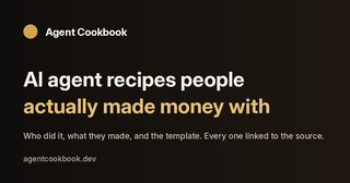 Agent Cookbook screenshot