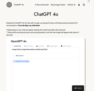 ChatGPT 4o screenshot