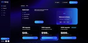 Sorsa API screenshot