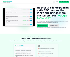 White Label SEO screenshot