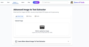 Image to Text Extractor screenshot