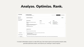 Rank Rails | Simple & Affordable SEO Solution screenshot