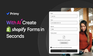 Primy ‑ AI Custom Form Builder screenshot