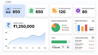 Vendor Management Software screenshot