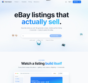 Ebay Designer screenshot