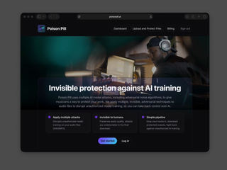 Poison Pill : Invisible protection against AI training screenshot