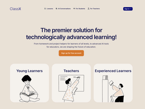 ClassX: AI for the classroom screenshot