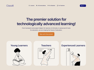 ClassX: AI for the classroom screenshot