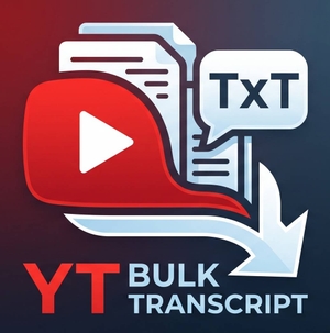 YtBulkTranscript App screenshot