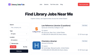 LibraryJobsHub screenshot