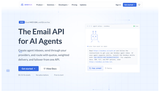 Sendmux - Email inbox API for AI agents screenshot