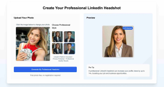 LinkedInHeadShot Pro screenshot