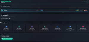 OffCode Web remote control system screenshot