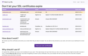 Watch My SSL screenshot