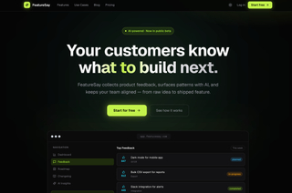 FeatureSay screenshot