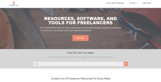 Best Freelancer Tools is up and slowly becoming more useful! screenshot