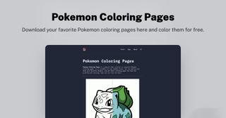 Pokemon Coloring Pages screenshot