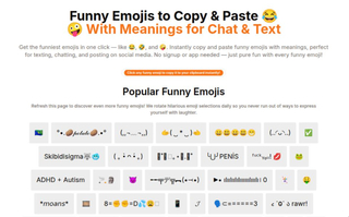 Funny Emoji screenshot