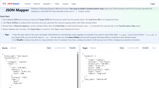 A7Soft Json Mapper tool screenshot