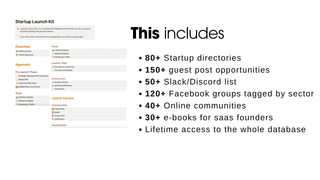 Startup Launch Kit screenshot