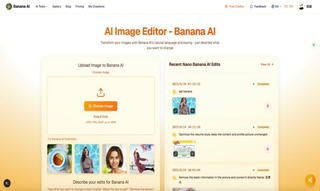 ai banana screenshot