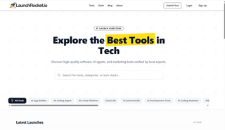 LaunchRocket.io screenshot