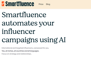 smartfluence screenshot