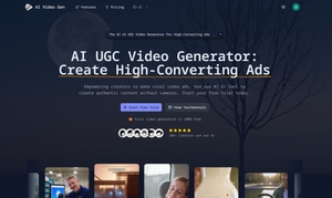 AI UGC Video Generator screenshot