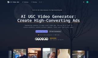 AI UGC Video Generator screenshot