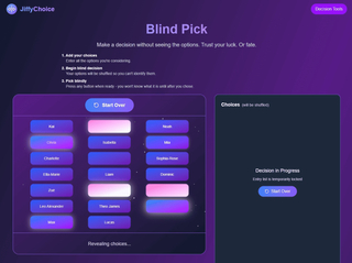 JiffyChoice screenshot