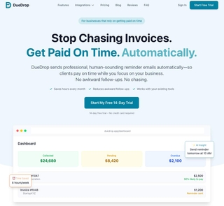 DueDrop screenshot