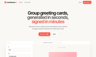 CardShare.ai screenshot
