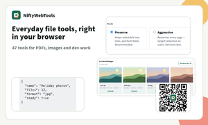 NiftyWebTools screenshot