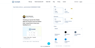Perfect Twitter Screenshots - TweetPik  screenshot