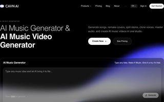 CAVN AI | AI Music Generator screenshot