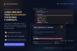 Recap Raven screenshot