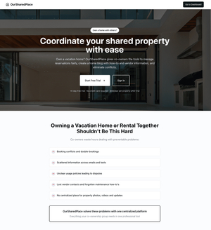 OurSharedPlace screenshot