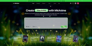 MkAnime — AI Anime Video Generator screenshot