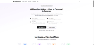 ChatFlowchart screenshot